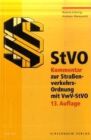 StVO Kommentar zur Straßenverkehrs-Odnung mit VwV-StVO