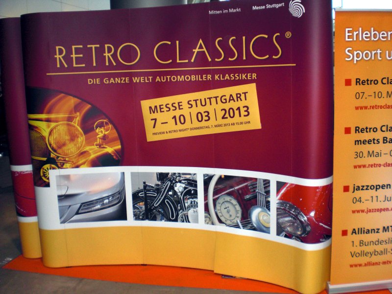 Shows & Treffen - 2013 - Retro Classics Stuttgart 2013 - Bild 1