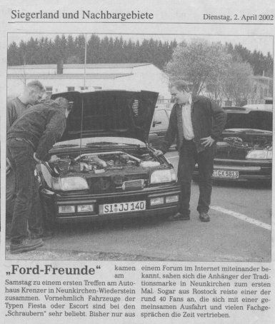 Shows & Treffen - 2002 - Fiesta Tuning Forumstreffen im Siegerland - Bild 1